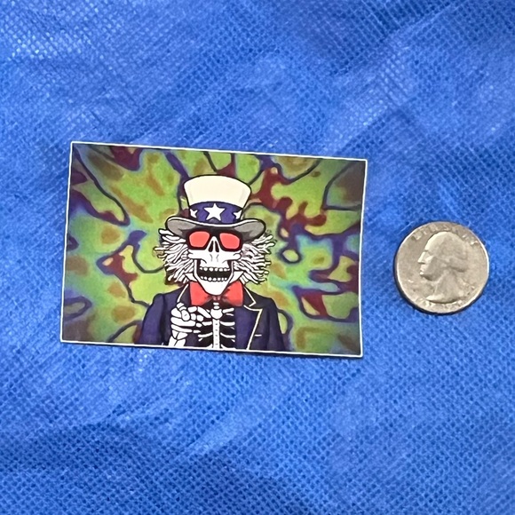 💀⚡️🪬 GDF GRATEFUL DEAD Band vinyl HoLo Sticker Lot of 6 various SYF the Boys - Picture 8 of 12